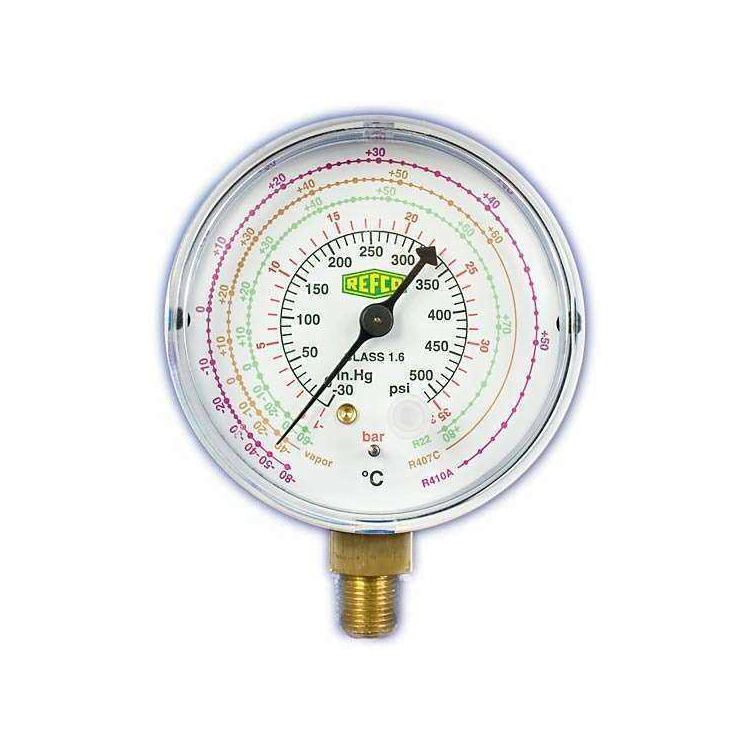 Refco MR-206-DS-MULTİ Alçak Basınç Alttan Bağlantılı Manometre No:4664448
